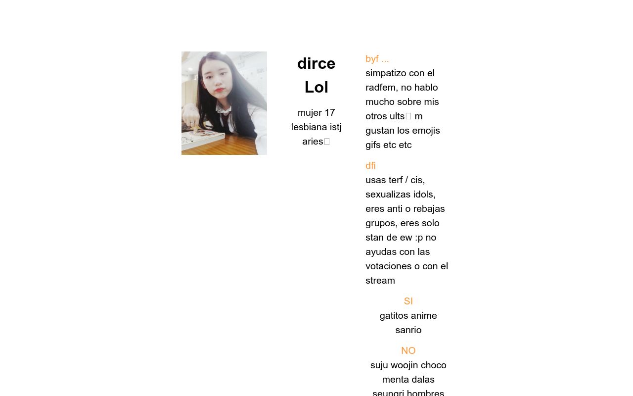 Carrd profile picture for @lolll